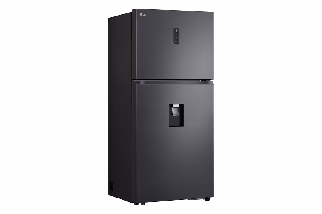 9603L Top Freezer Fridge in Essence Matt Black with Water Dispenser 8