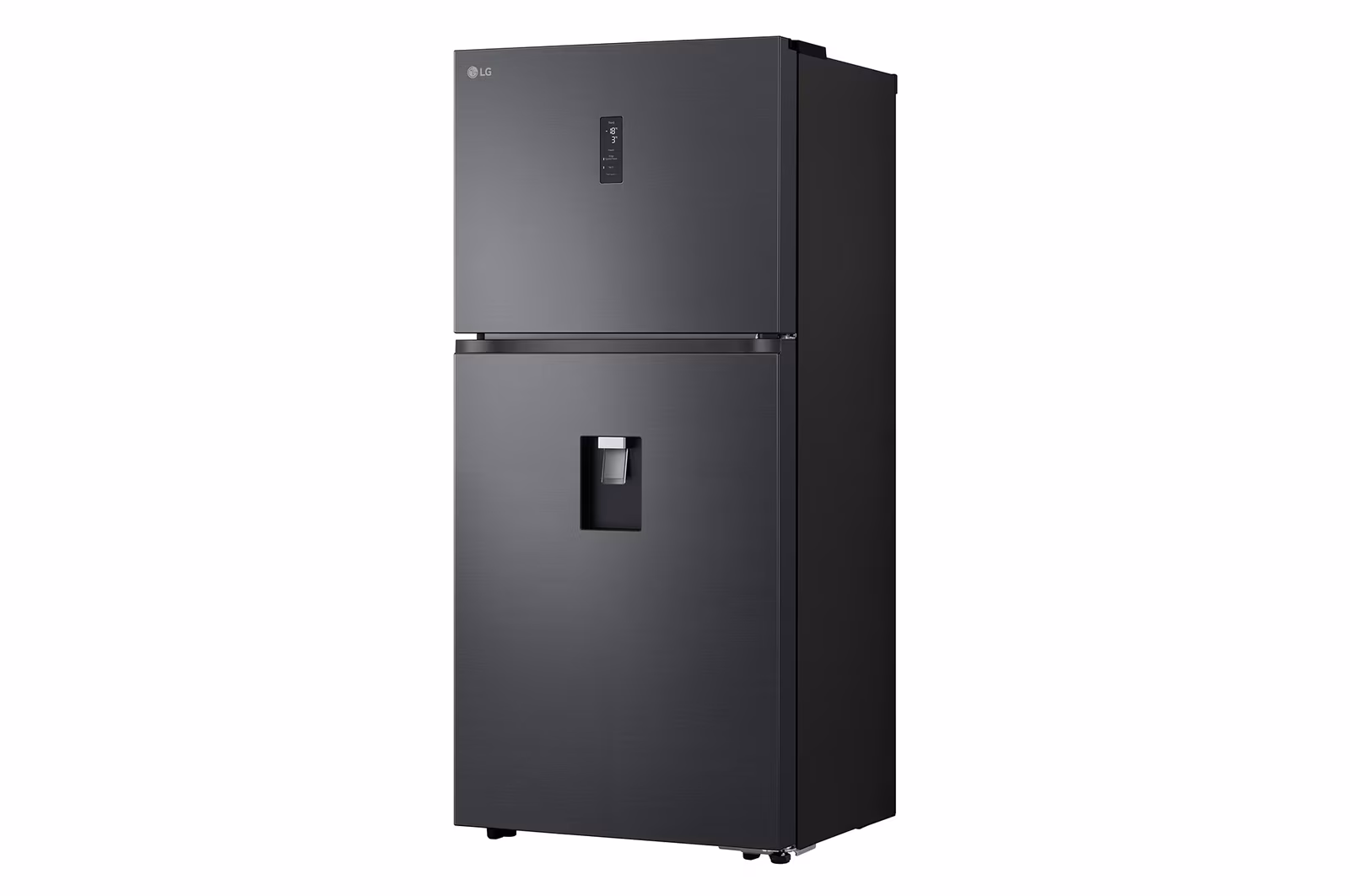 9603L Top Freezer Fridge in Essence Matt Black with Water Dispenser 9